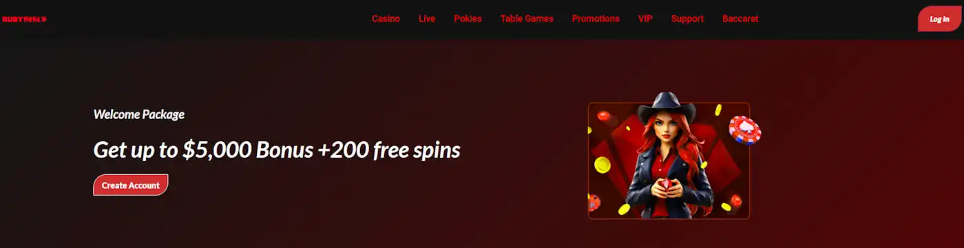 RubyReels Australia review